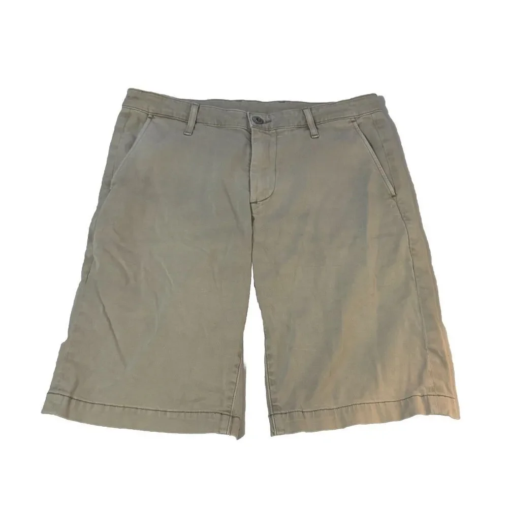 Adriano Goldschmied Shorts Mens 30R Khaki The‎ Griffin Relaxed AG Casual